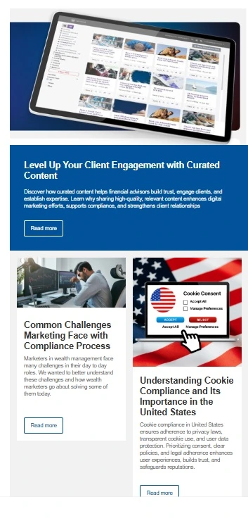 Layout of Content Feature & Side by Side